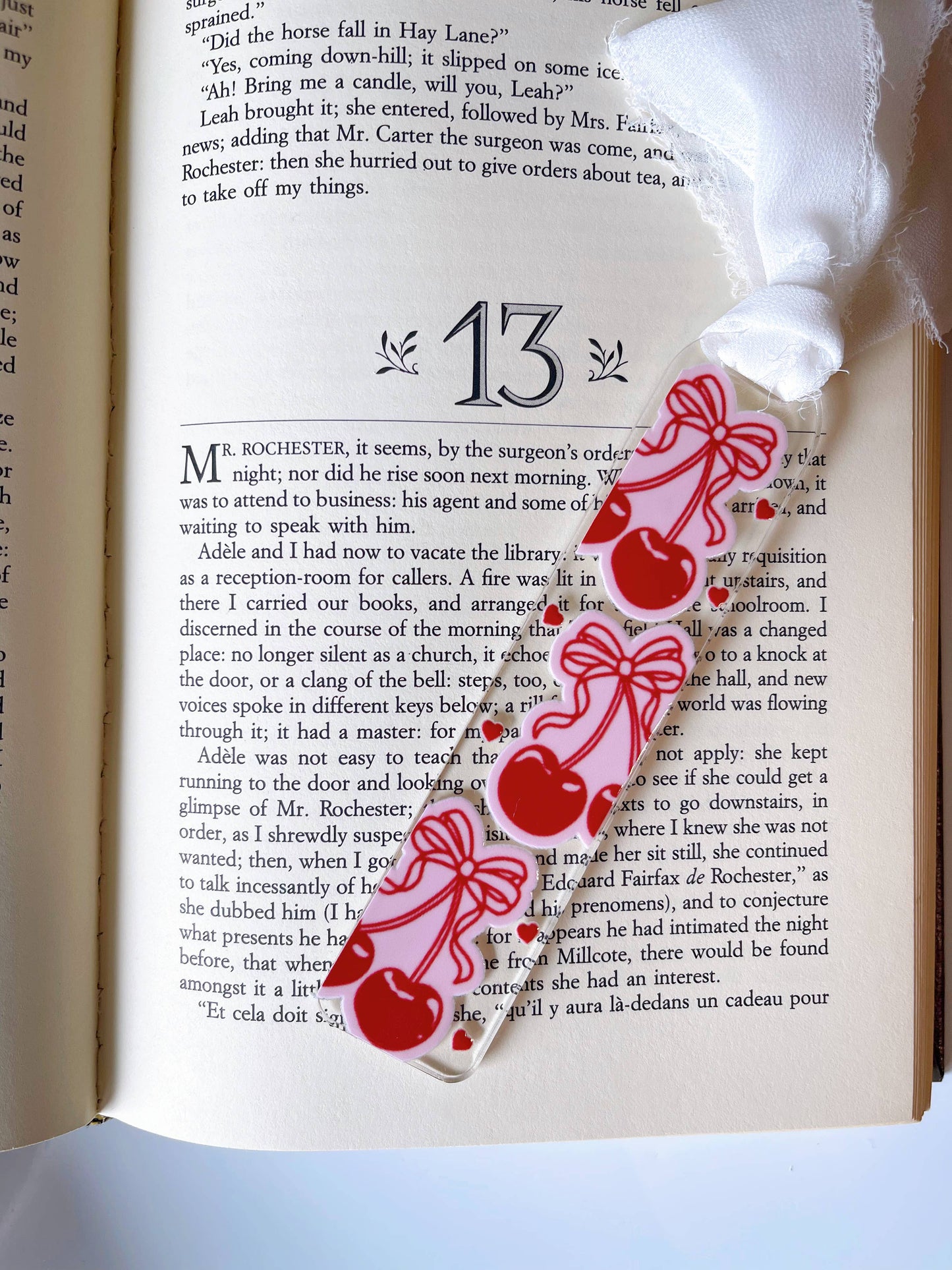 Acrylic Bookmarks Cherry and bows