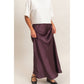Satin Maxi Skirt