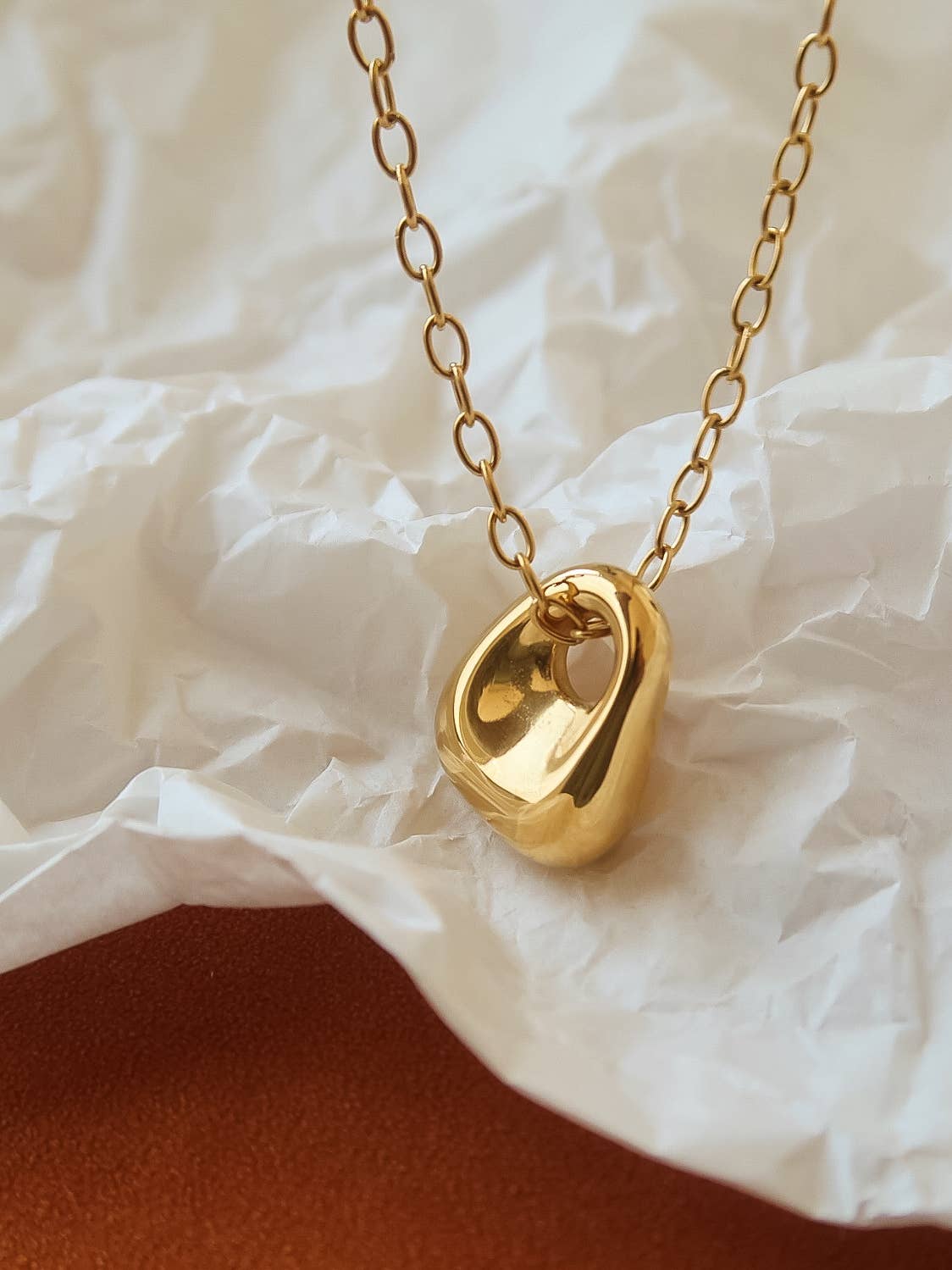 Rosélia 18K Gold Non-Tarnish Charm Necklace