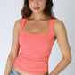 Clean Line Square Shirred Top