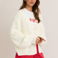 Ivory Front tie Cardigan