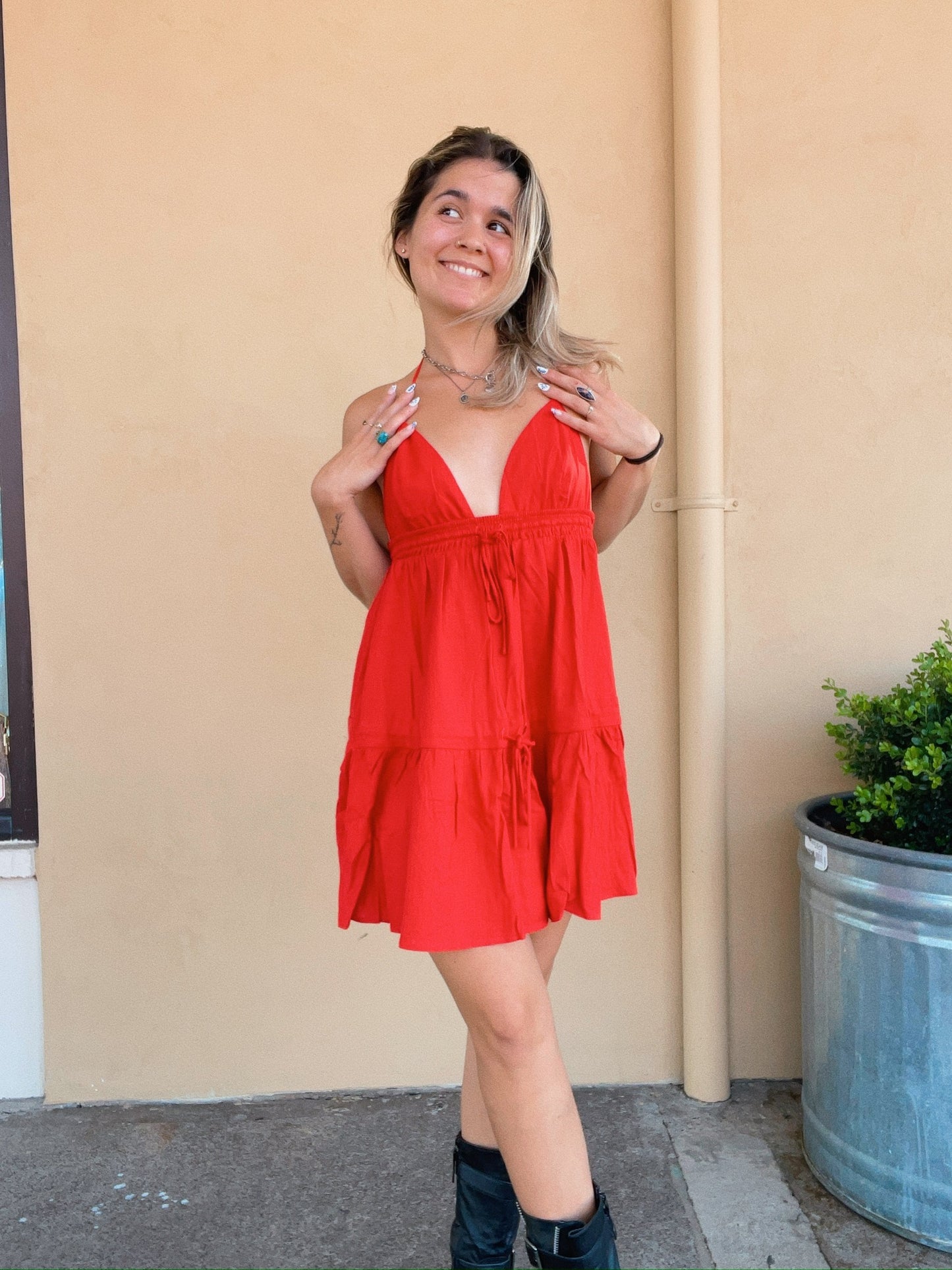 Linen Sun Dress