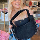 Studded Velvet Bag
