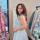 Ice Blue Mini Dress