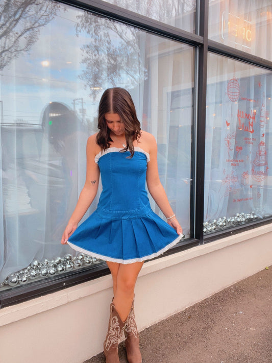 Denim Cottage Dress