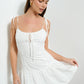 Eyelet Drop Waist Mini Dress