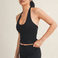 Scoop Neck Halter Top
