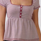 Stripe Babydoll Top