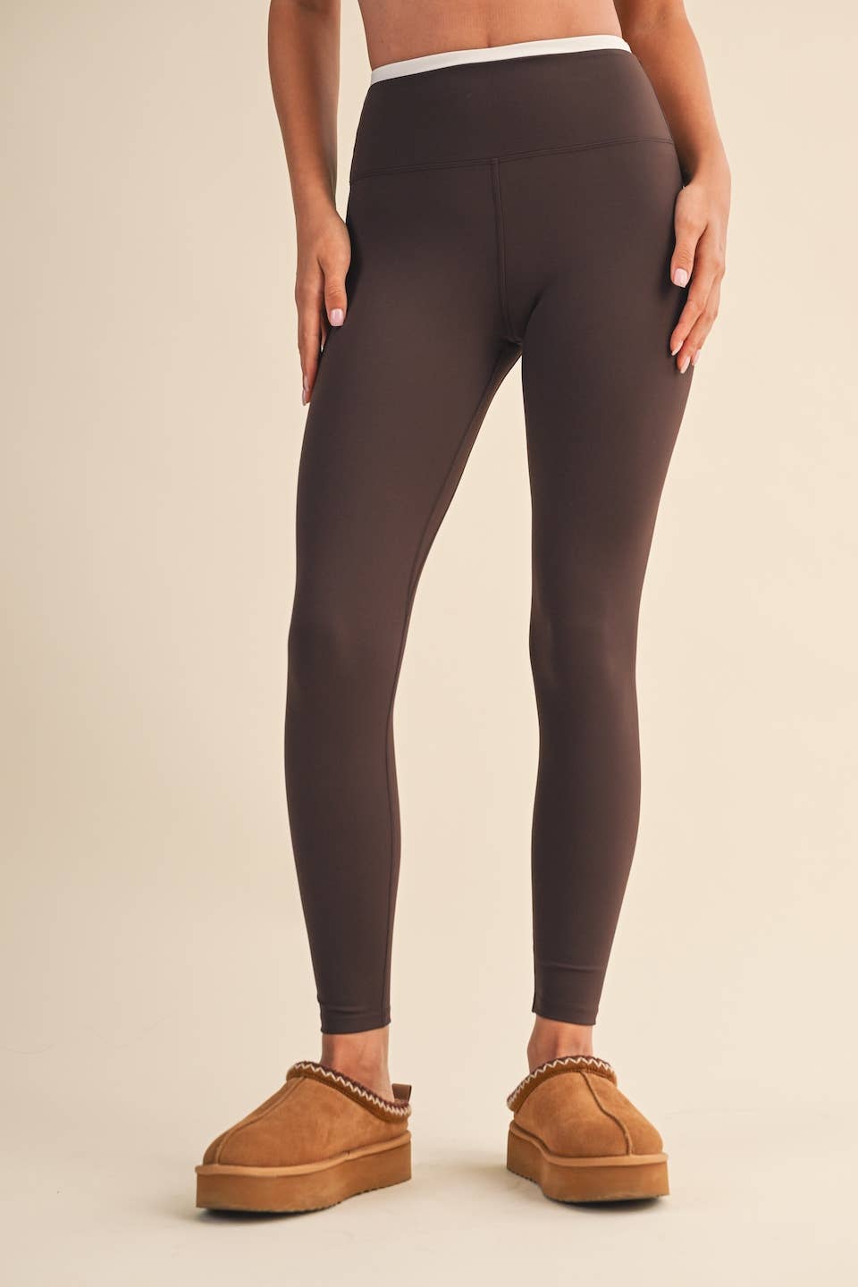 Contrast Binding Legging