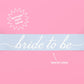 Something Blue Sash