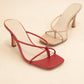 Thin Strap Kitten Heels