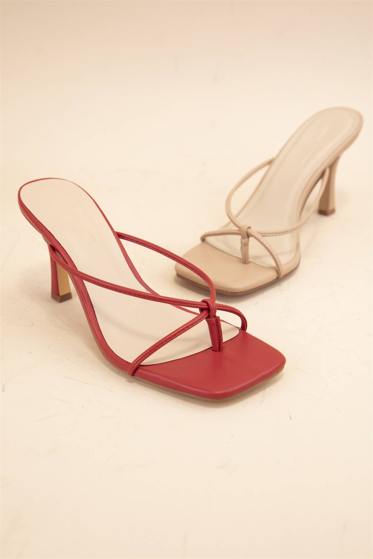 Thin Strap Kitten Heels