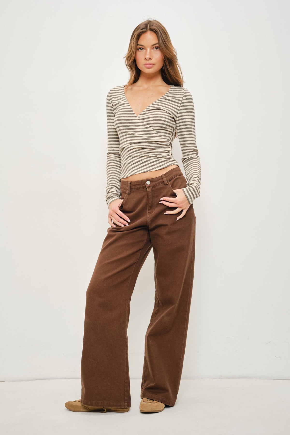 ZORA STRIPED TOP