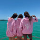 Lottie Pink Bikini Beaded Ocean Hoodie