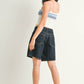 Dark Wash Blue Jorts