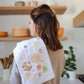 Brunch lover cotton flour sack tea towel