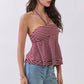 Stripe Halter Top
