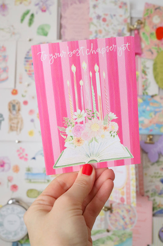 To The Best Chapter Yet Birthday Card