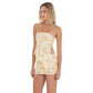 Tulip Mesh Strapless Skirt