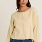 Round Neck Sweater Cardigan