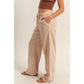 Casual Drawstring Straight Leg Pants