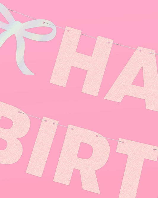 Birthday Bow Banner