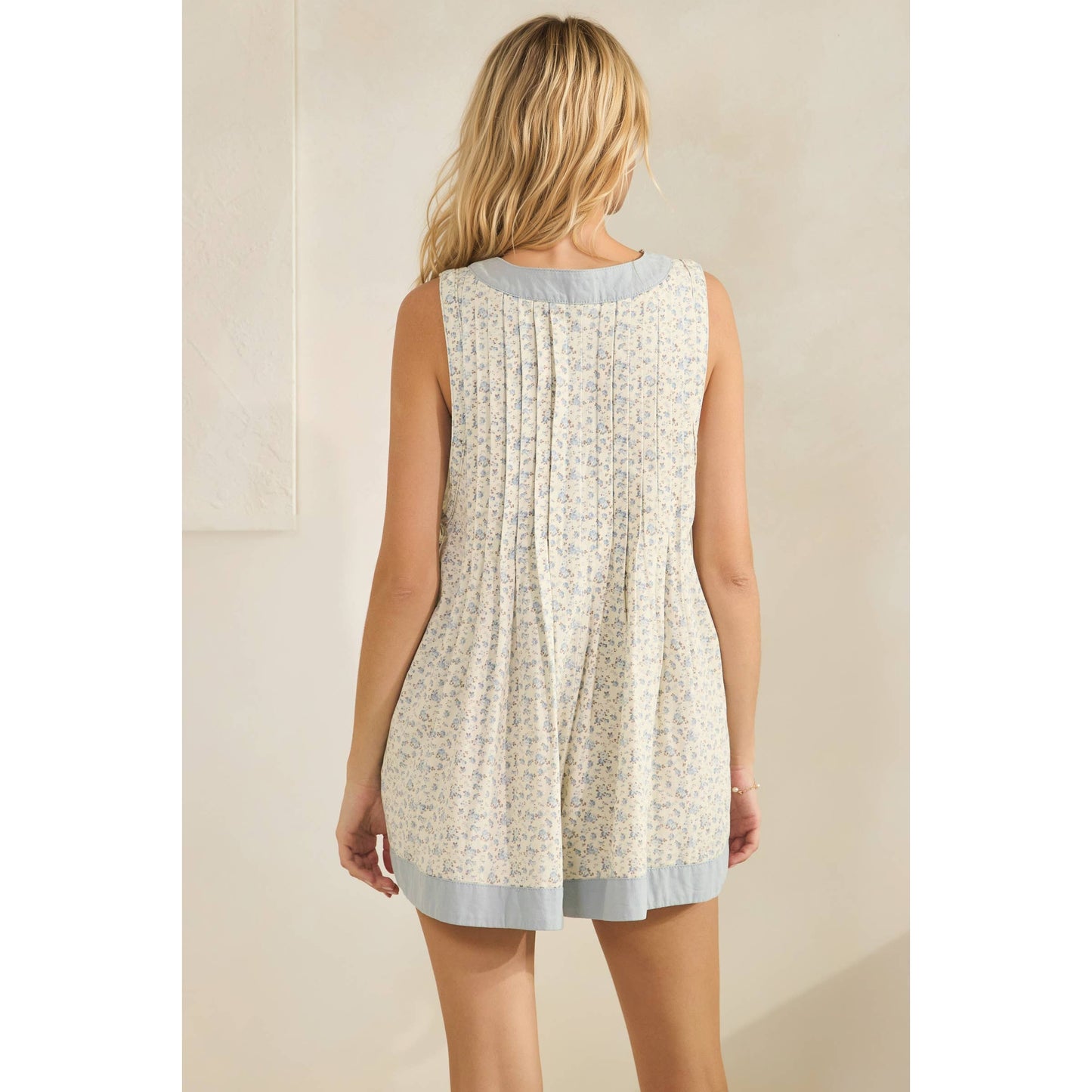 Free Spirited Pleated Romper