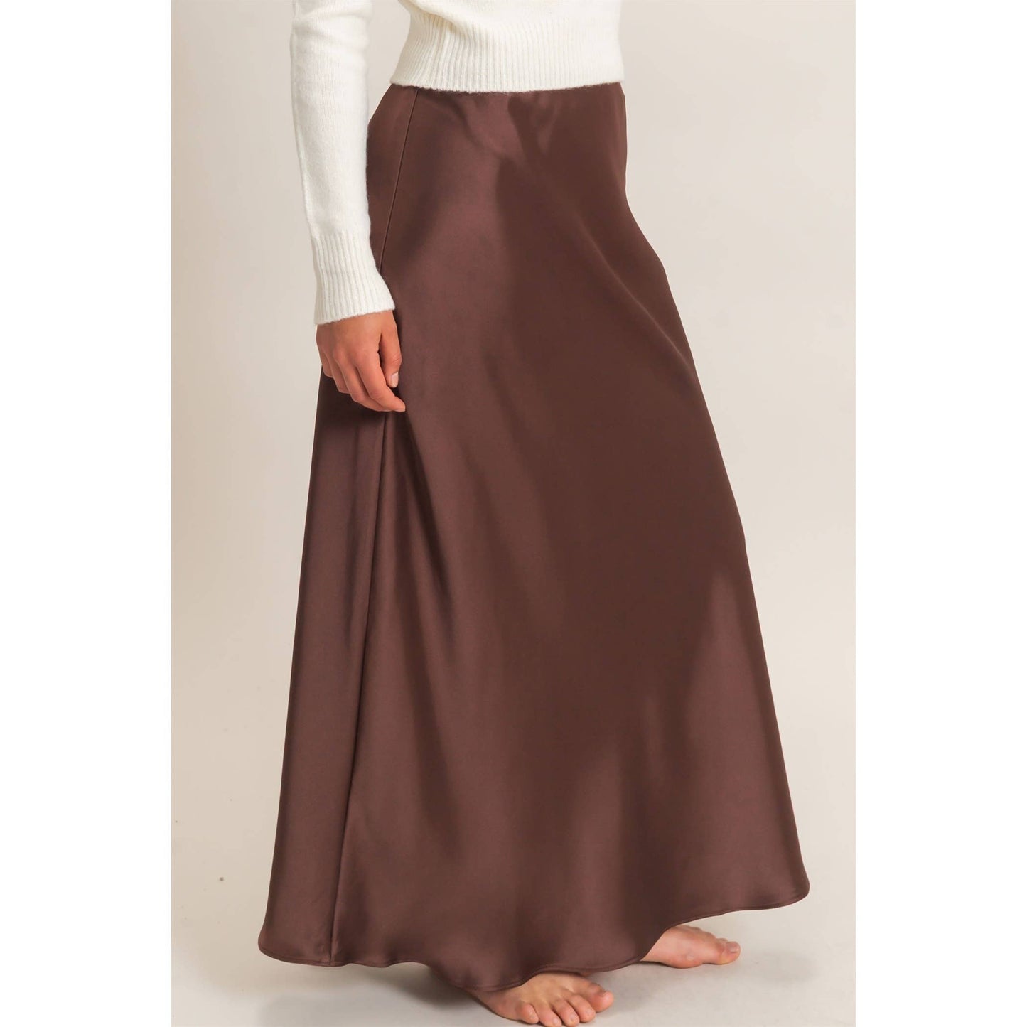 Satin Maxi Skirt