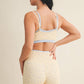 Ditsy Print Double Layered Sports Bra