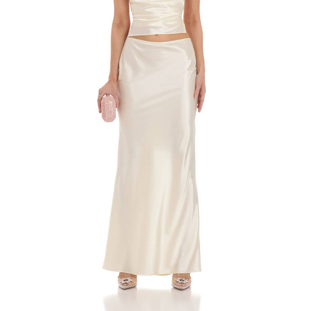 Satin Slip Two Piece Skirt