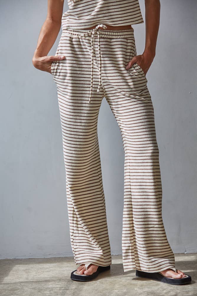 Striped Flare Pants
