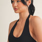 Scoop Neck Halter Top