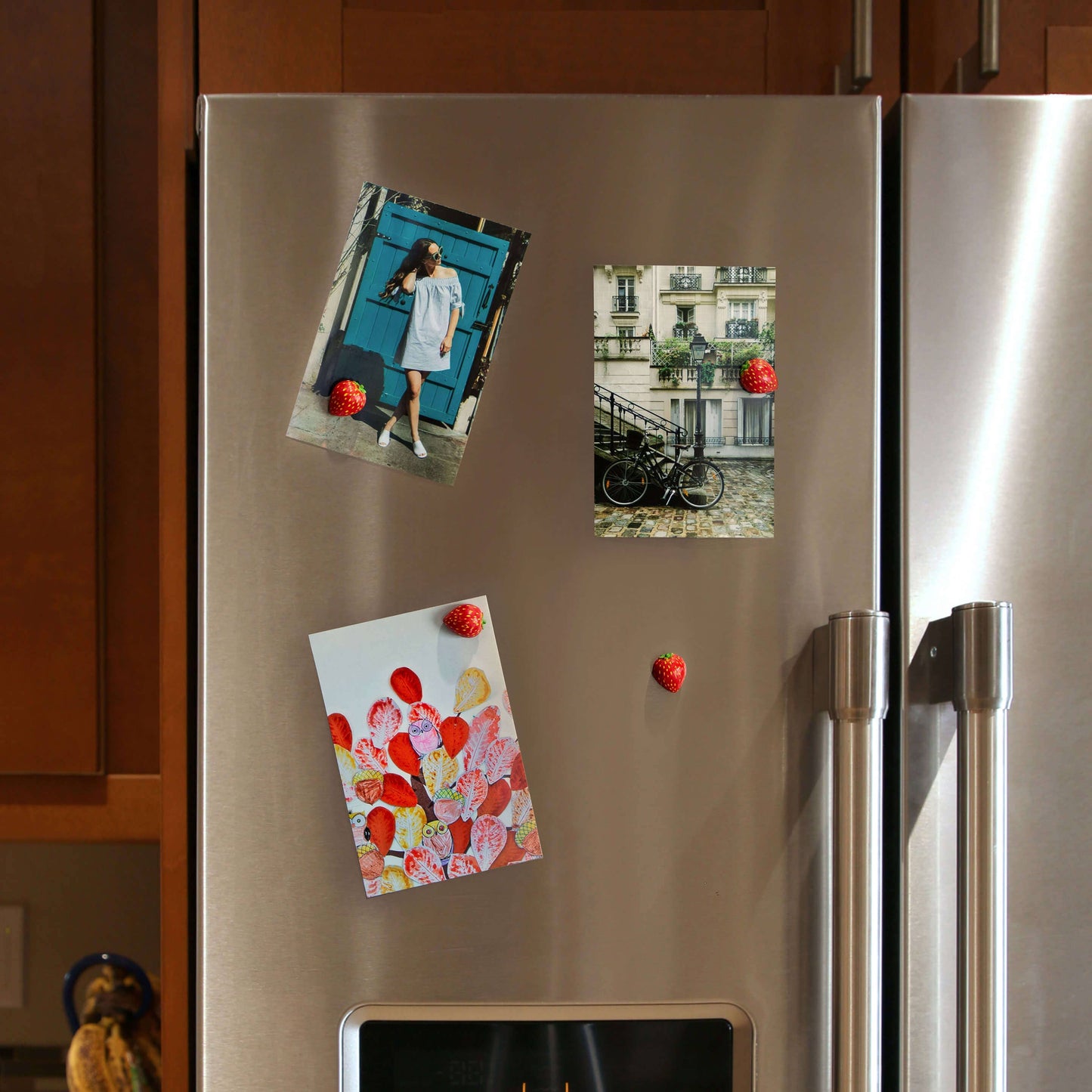Colorful STRAWBERRY magnets