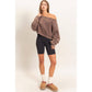 Off The Shoulder Sweatshirt