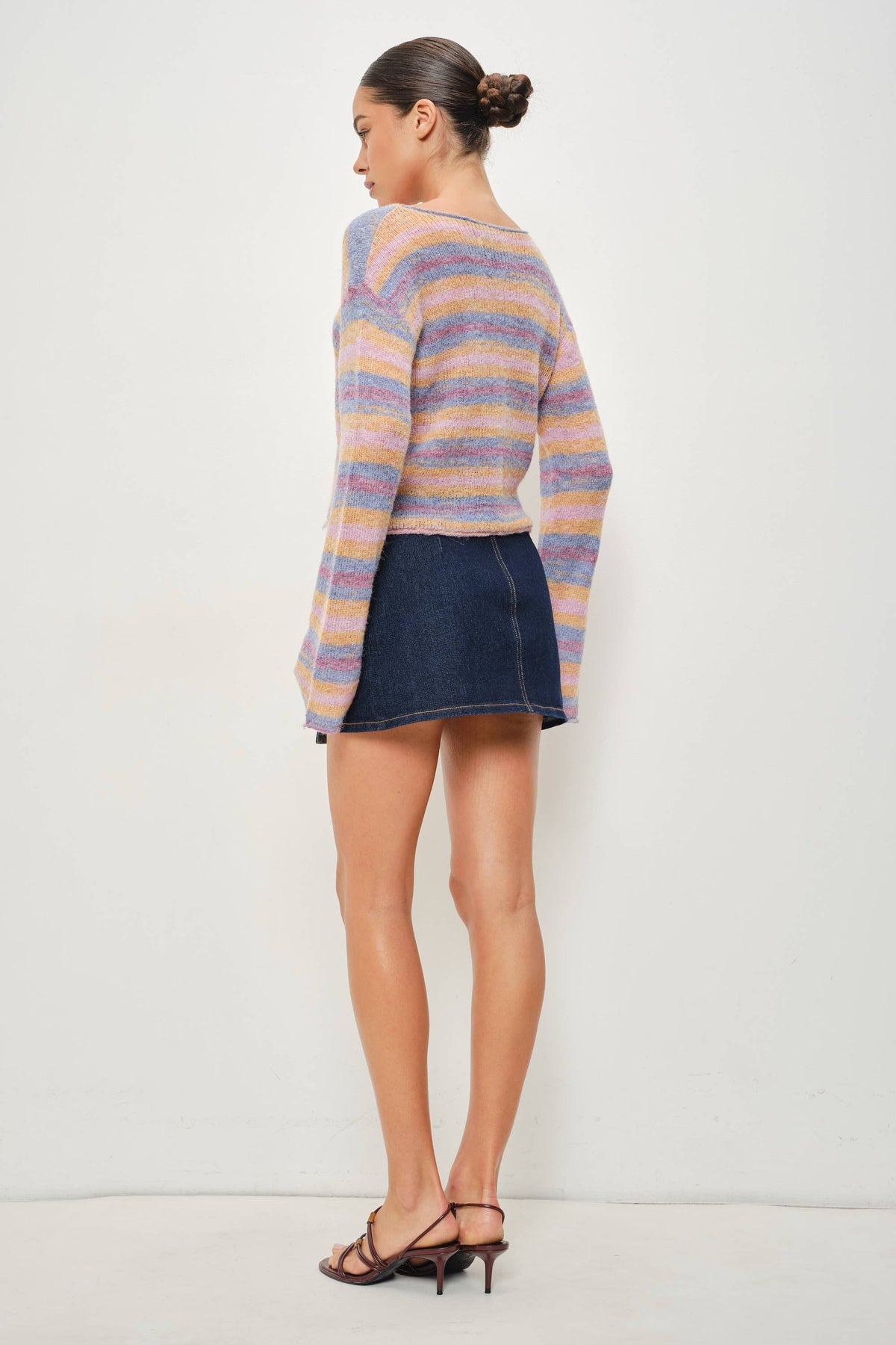 ANSEL STRIPED SWEATER