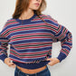 POSY STRIPED SWEATER