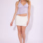Sequins Embroidery Asymmetrical Top