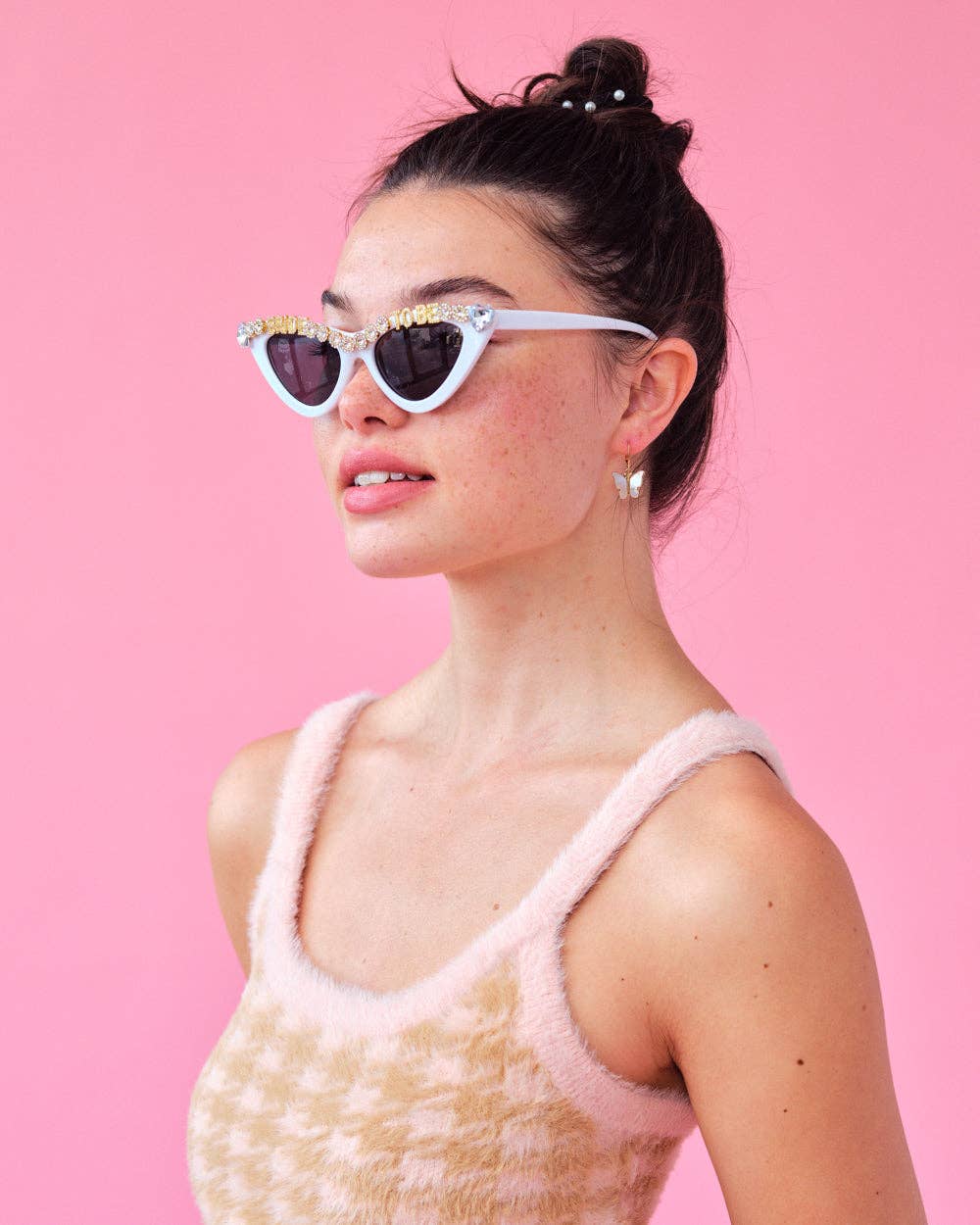 Bride Sunglasses: Rhinestone