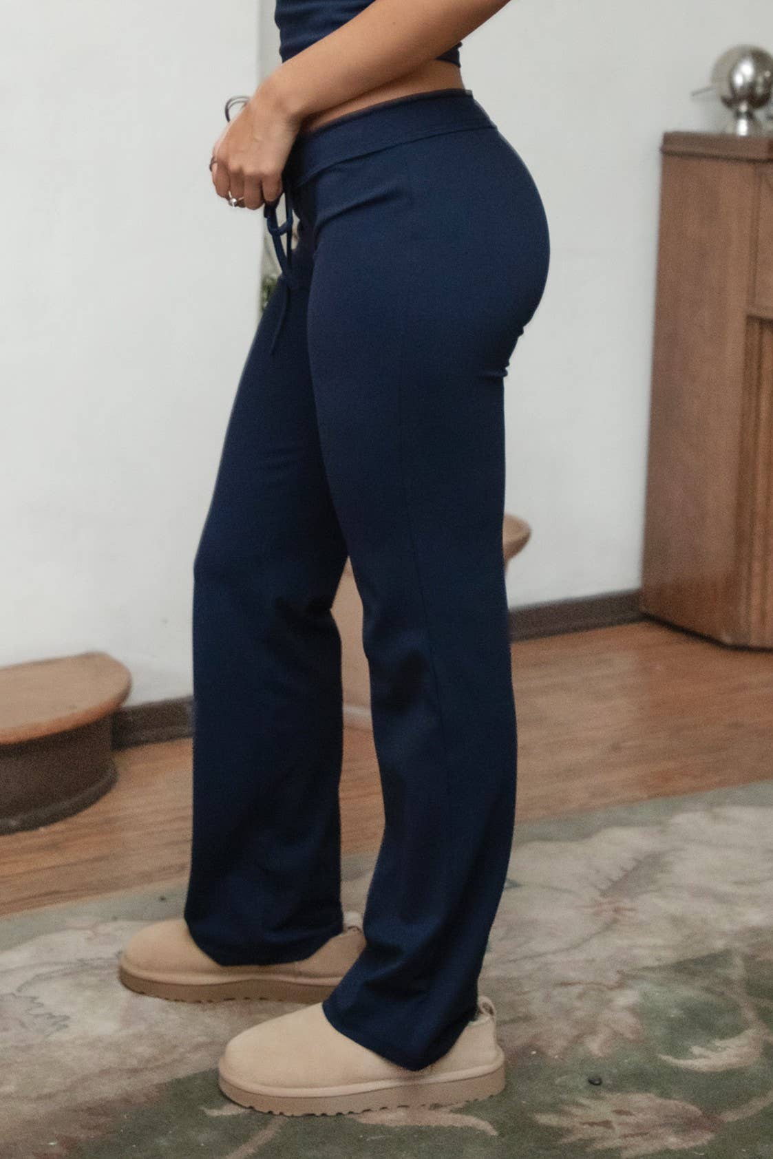 Mila Fold Over Wide Leg Pants