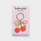 Cherries Enamel Keychain Bag Charm
