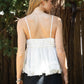 Boho Vintage Inspired Crinkle Gauze Cami Top