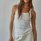 Knit Blue Floral Shorts