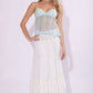 Lace Cup Detailed Cami Sequins BabyDoll Top