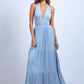 Halter Blue Maxi