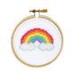 Mini Rainbow Cross Stitch Kit