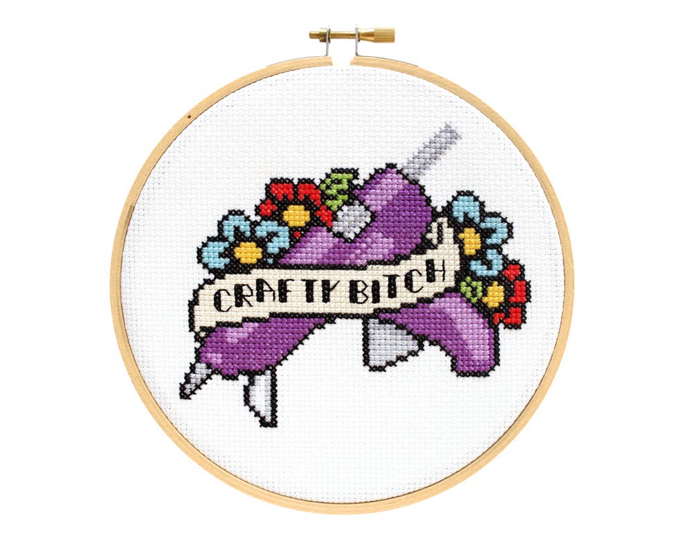 Crafty Bitch Cross Stitch Kit