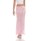 Sequin Maxi Skirt in Pink