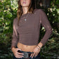 MARCELLE Asymmetric Slouchy Long Sleeve Top