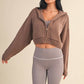 Kat Knit Zip Up Hoodie Sweater