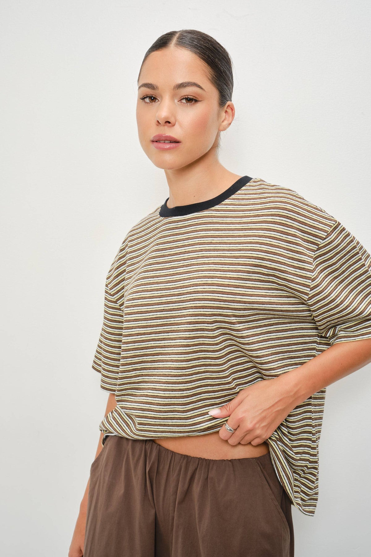PIA STRIPED TEE